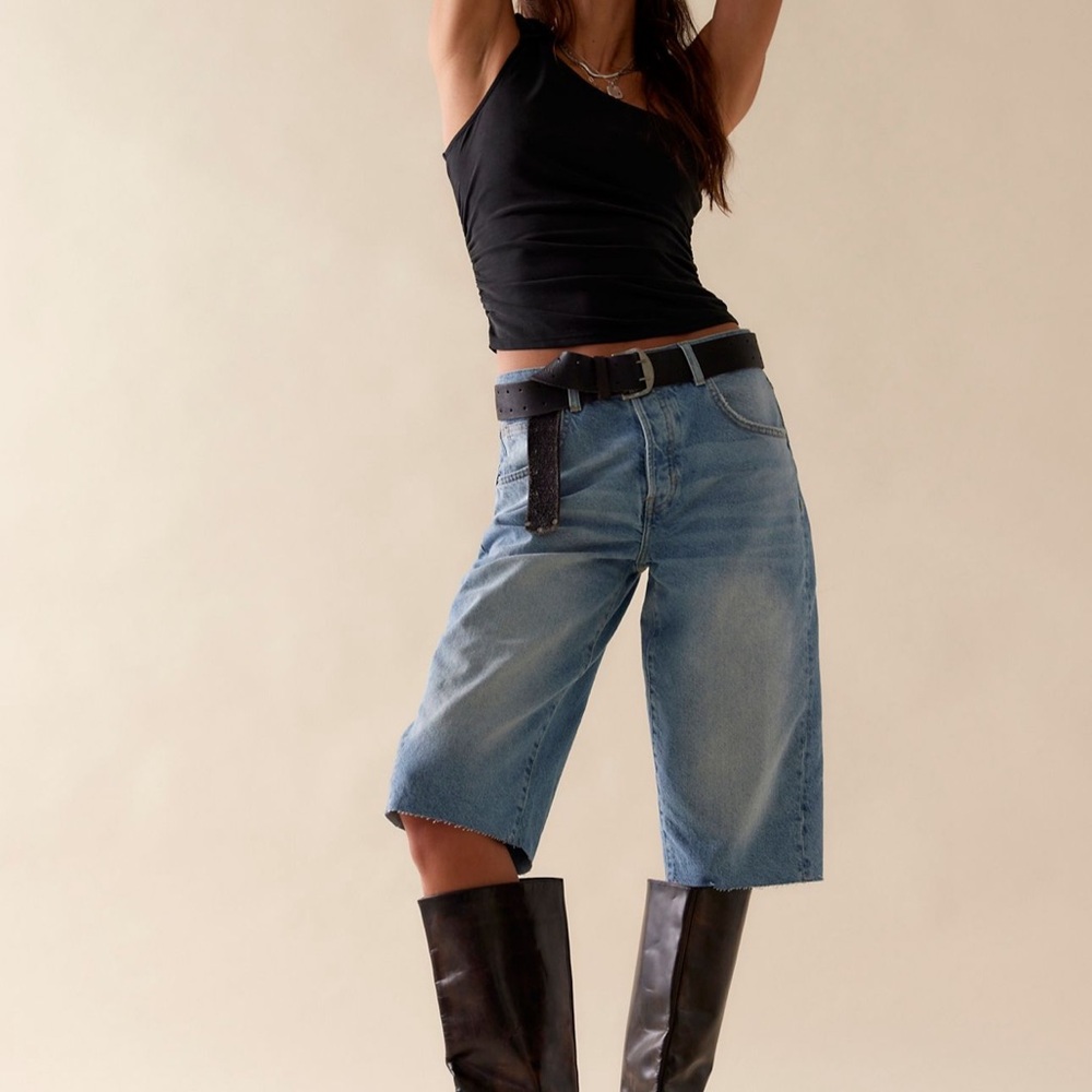 Free People “jam session” jorts NWT